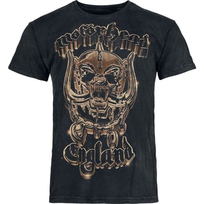 Motörhead T-shirt - 50th Gold Warpig - S tot 4XL - voor Mannen - antraciet