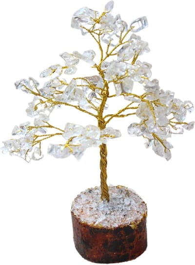 Edelsteen boompje Bergkristal ca. 18 cm