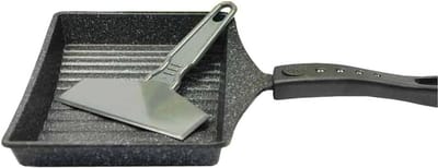 Opvouwbare Omeletpan met Spatel, Ideaal voor Tamago en Compact Koken