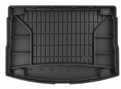 Rubber Kofferbakmat met Organizer Functie – Geschikt voor HYUNDAI i30 III Hatchback vanaf 2017 – TPE Rubber – Anti-slip – Hoge Rand 5 cm – Bovenste Laadvloer