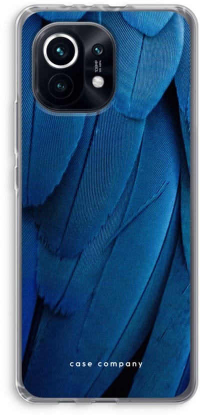 Case Company® - Hoesje geschikt voor Xiaomi Mi 11 hoesje - Pauw - Soft Cover Telefoonhoesje - Bescherming aan alle Kanten en Schermrand