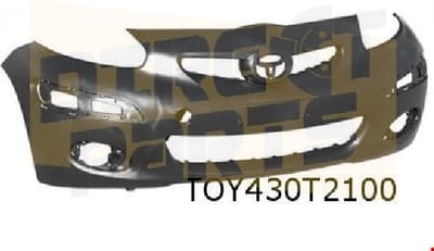 Toyota Aygo (2/2009-3/2012) voorbumper (te spuiten) Origineel! 521190H908