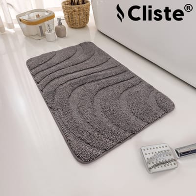 Cliste Luxe Badmat - Badkamer Mat - Zacht en Absorberend - 50x80 cm - Antislip Badkamermat - Douchemat