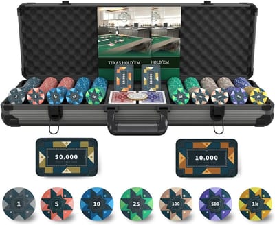 Lexium Pokerset - Pokersets - Poker set - Pokerkoffer - Pokerchips - Poker koffer - Poker fiches
