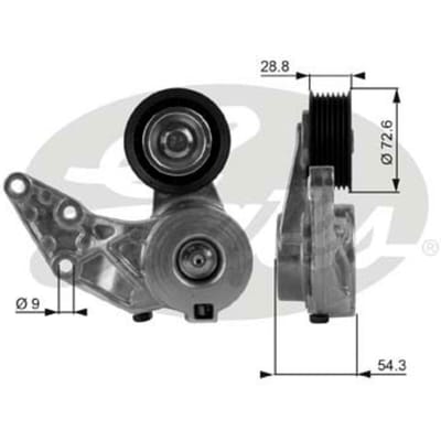 Spanpoelie, V-riem GATES T38208
