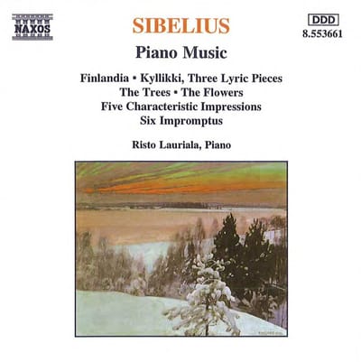 Risto Lauriala - Sibelius: Piano Music (CD)