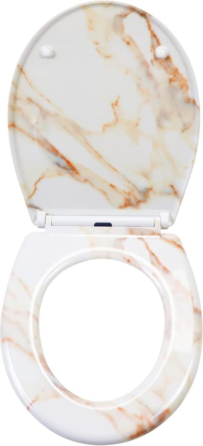 closing mechanism I High quality - toiletdeksel met snelsluiting voor eenvoudige reiniging, Duroplast wc-deksel