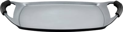 Swiss Haus® BPG36B Grillplaat Inductie - 36 x 23 cm - PFAS Vrij - Grillpan Inductie Voor Alle Warmtebronnen - Grill Pan Plancha met Sapphire™ Antiaanbaklaag - Zwart