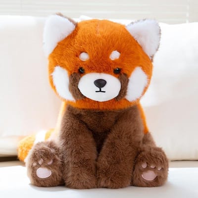 23-60cm Hoge Kwaliteit Raccoon Pluche Kussen Zacht Rode Panda Dier Pluche Speelgoed Cadeau Voor Kinderen Jongens En Meisjes about 23cm