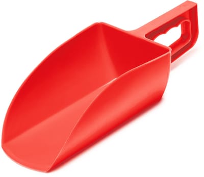 Garronda Kunststof Voerschep – Kip accessoires – Rood – 1kg - GD-JUT-Shovel