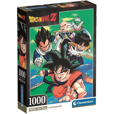 Clementoni - Puzzel - 1000 Stukjes - Dragon Ball Z - Compact Box