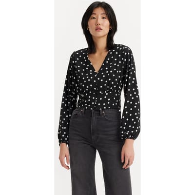 Levi's Tamara Long Sleeve Blouse Maat: XXS | Blouses Outlet | Dames