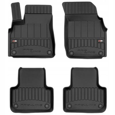 Frogum No.77 - Automatmatten passend voor Audi Q8 vanaf 2018 - 3D Korfmodel - TPE Rubber - Zwart