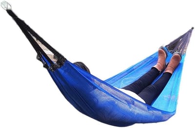 Draagbare hangmat - Nylon hangmat - Ontspannen buiten - Ademend gaas - 10L x 10B mm - One Color