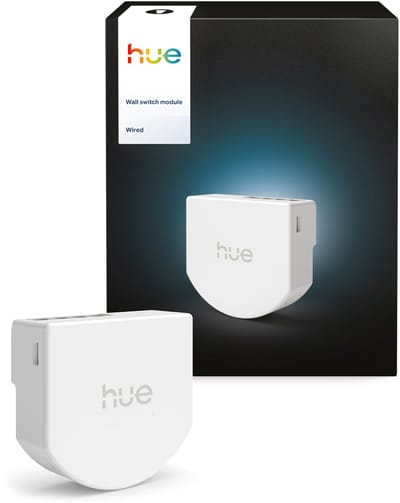 Philips Hue bedrade wandschakelaar - bevat 1 module - zonder batterijen, nuldraad vereist - slimme verlichting ​