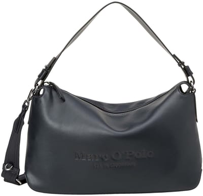 Marc O'Polo schoudertas Valli Hand Bag Deep Night Blue donkerblauw