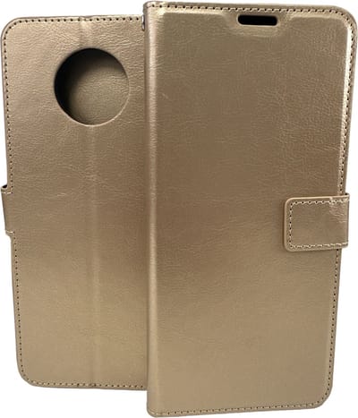 Portemonnee Book Case Hoesje Geschikt voor: Nokia G50 -  goud