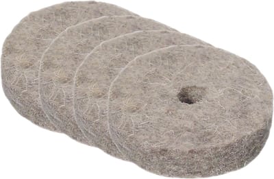 Specter Bekkenvilt 50 mm – Set van 4 stuks | Hoogwaardige Cymbal Felts voor Drumstel – Diameter 50 mm, Dikte 8 mm