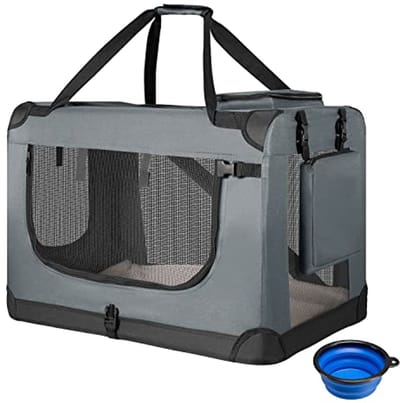 Opvouwbare Hondentransportbox XL - Draagbaar en Ruimtebesparend, Geschikt voor Grote Honden