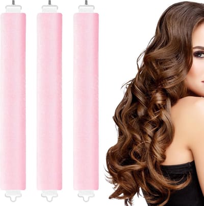 3-delige Haar Krulset zonder Hitte - DIY Krullers voor Golvend Haar, Geschikt voor Korte en Lange Haardos, Ideaal voor Thuis Styling