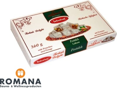 Sebahat Turks Fruit met Pistache 360 gram - Kleine Fruitige Snoepjes