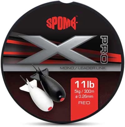 Vislijn Monofilament - Koord Hoofdsnoer - Karpervissen Spommen - Kleine Diameter - 300m 11lb - Rood
