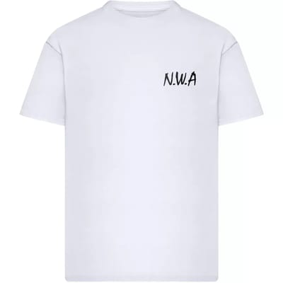Mister Tee - N.W.A Express Yourself Oversize Heren Tshirt - XS - Wit
