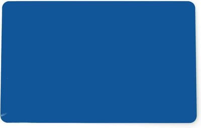 Ultracard PVC card royal blue pk a 100 stuks /(bankpasformaat) / Plastic cards / PVC passen