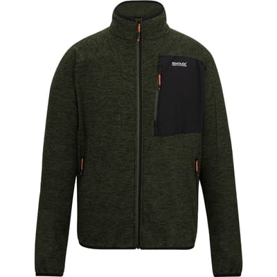 Regatta Heren Scaris Volledige Rits Fleece Jacket (Donker Khaki)