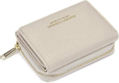 Elegante en schattige damesportemonnee met grote muntcompartiment, ruime capaciteit, 33-beige, klassiek ontwerp