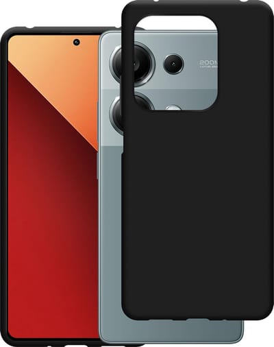 Just in Case hoesje geschikt voor Xiaomi Redmi Note 13 Pro (4G) Hoesje Siliconen - Flexibele Case - Zwart