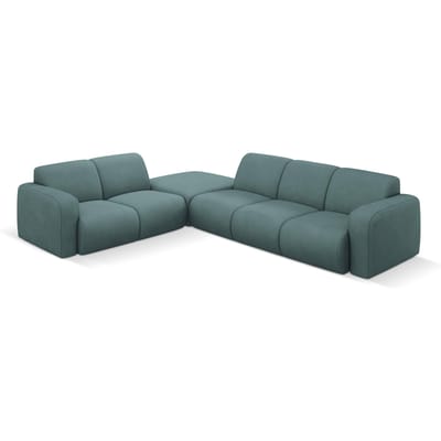 Hoekbank Lola links met hocker | Windsor & Co
