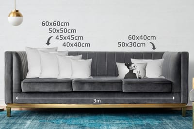 Sierkussens - Kussentjes Woonkamer - 50x30 cm - Vrouw - Champagne - Modern