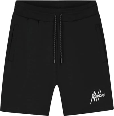 Malelions sport logo short in de kleur zwart.