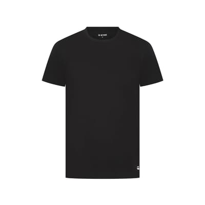 G-Star Heren Ondershirt Bamboe COVE T-shirt Ronde Hals 3-Pack Effen Zwart - Maat XL