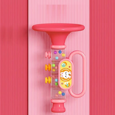 Baby Trompet Speelgoed - Muziekinstrument Kinderen - Muzikale Creativiteit Stimuleren - Cartoon Ontwerp - 14 x 10 x 3 cm