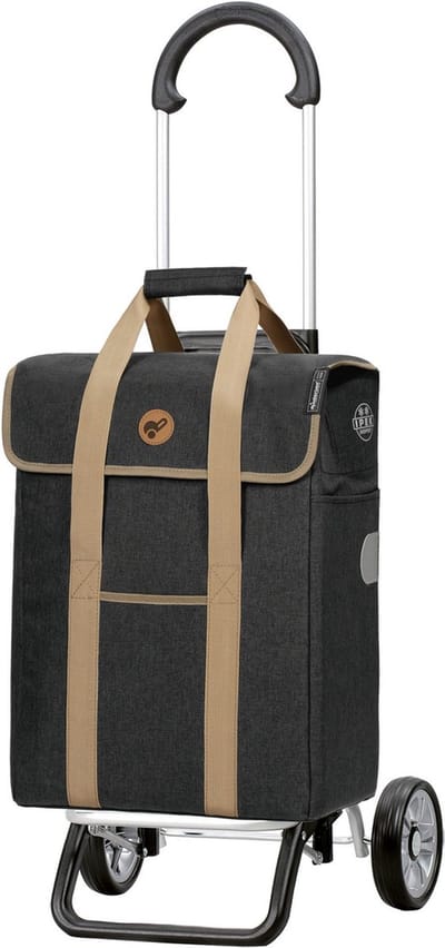 Andersen SHOPPER MANUFAKTUR Boodschappentrolley Scala Shopper Plus Ipek Mi Black Zwart 103cm