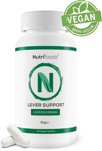 Nutrifoodz - Lever Reiniging - Lever Support - Vegan - 60 Capsules - Lever Detox - Natuurlijke Lever Reiniging - Mariadistel - Artisjok TUDCA