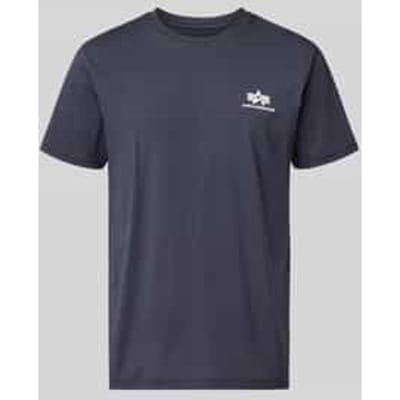 T-shirt met logo en ronde hals