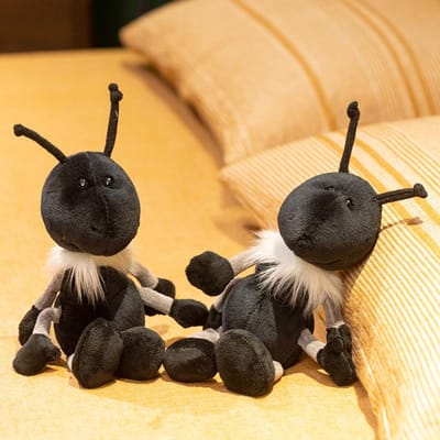 1 Stuk 30cm Kawaii Zwarte Mier Pluche Poppen Lieve Mieren Speelgoed Figuur Poppen Goede Vulling Mooie Decoratie Verjaardag Kerstcadeau