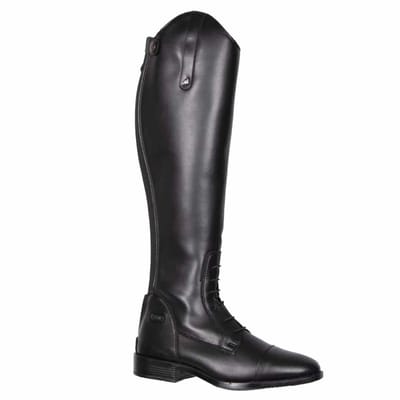 Mondoni Lady Maldon Winter Rijlaars - Maat: 38 R - Zwart - Kunstleer