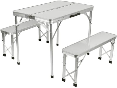 Betaalbare Goederen® Picknicktafel - wit - picknicktafel kinderen - picknicktafels - picknicktafel kind - picknick tafel - picnicktafel