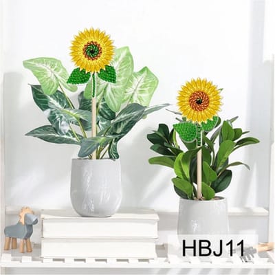 Diamond Painting Plantensteker 11 Zonnebloemen (2 stuks)