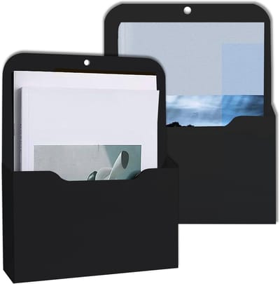 Magnetische Documenthouder voor A4 Papier - 2 Stuks - Organiseer Kantoorbenodigdheden, Whiteboard en Koelkast Accessoires
