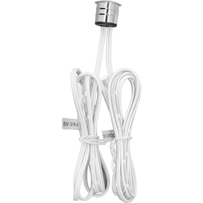 Kastlamp Schakelaar Inbouw Installatie Aanraaklichtschakelaar met Blauw Licht Display DC 5V-24V white