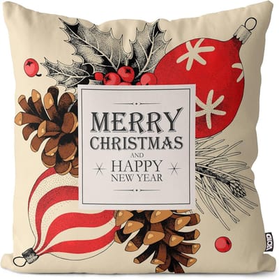 Waterdichte Sierkussenhoes Polyester voor Binnen en Buiten - 60x60 cm