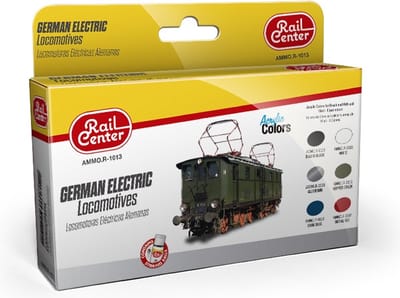 AMMO by Mig Jimenez Hobbyverf Acrylverf - MIG R1013 German Electric Locomotives - Acryl Set Verf set - 6x 15 ml