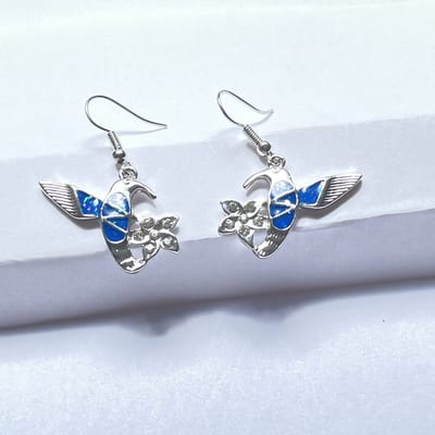 GoedeDoelen.Shop | Oorbellen Kolibri | Vogel Oorbellen | Oorhangers | Kolibri | Vogel Sieraad | Vogelopvang | Birds | Wellness-House