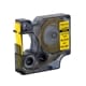 DYMO S0718310 / 18056 IND Rhino tape krimpkous zwart op geel 12mm (huismerk)