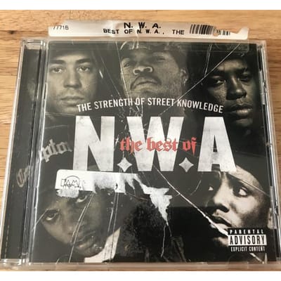 CD N.W.A.  Best Of N.w.a the Strength Of Stre 094637771624 PRIORITY US Rap HipHopRB gray